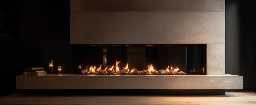Gas Fireplace Ember Bed Design Services in Slidell, Louisiana