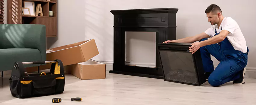 Old Rusted Metal Fireplace Repair And Replacement in Slidell, LA